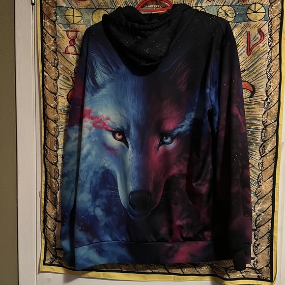 Wolf Galaxy Hoodie - Picture 3 of 5